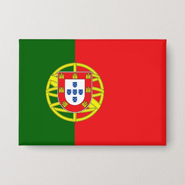 Portugese Flag Button (Front)