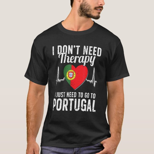 Portugese Flag I Portugal Flag I Vacation Portugal T-Shirt (Front)