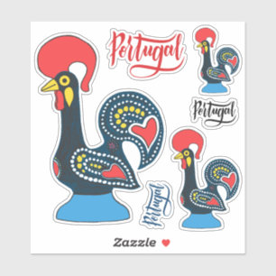 Portugese Rooster Sticker