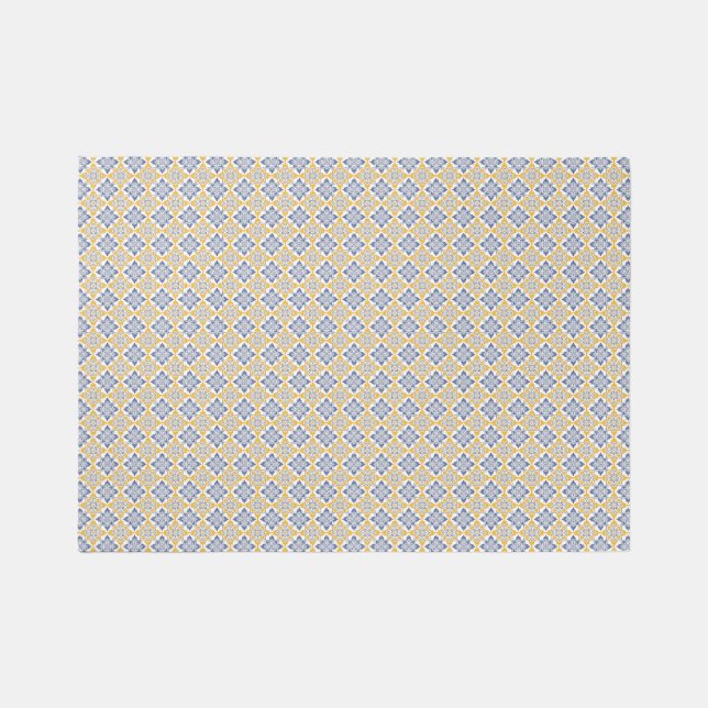 Portugese Tiles Pattern Outdoor Rug (Front)