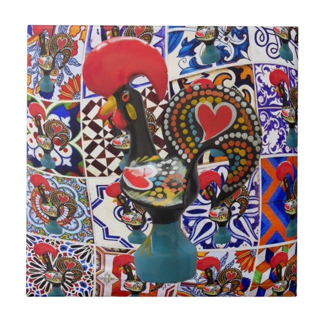 Português design  ceramic tile (Front)