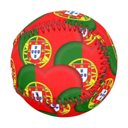 Portugues Flag  Hearts _ Baseball Portugalsports