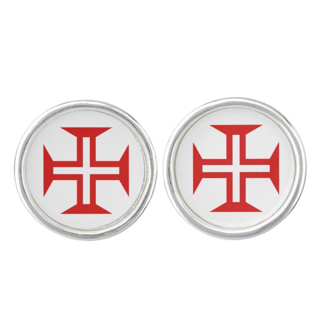 Portuguese Air Force Roundel Cufflinks (Front)