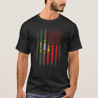Portuguese American Flag Portugal Usa T-Shirt