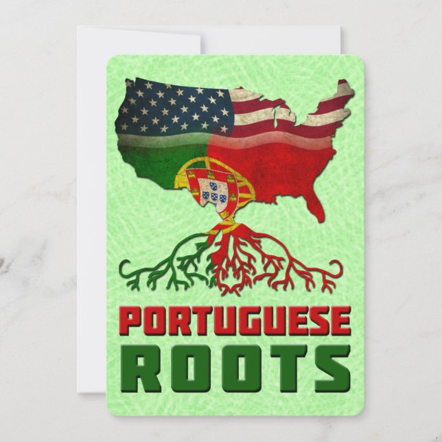 Portuguese American Roots Invites (Front)