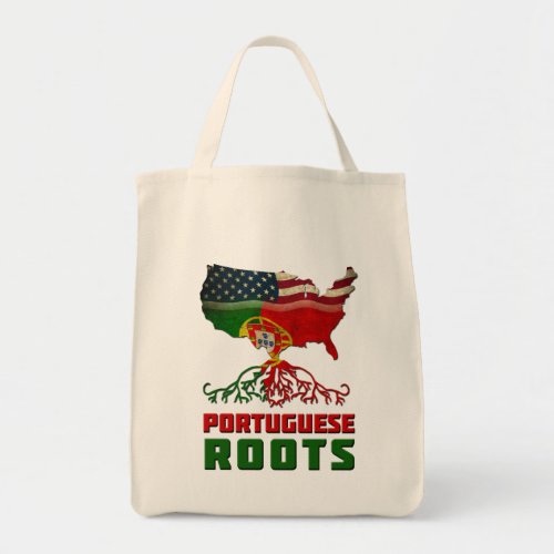 Portuguese American Roots Tote Bag
