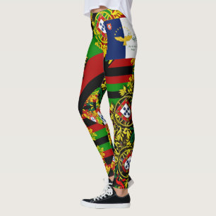 Portuguese Azorean designs Leggings