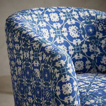  Portuguese Azulejo Blue And White Ceramic Pattern Fabric