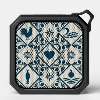Portuguese Azulejo Bluetooth Speaker – Blue Tile G