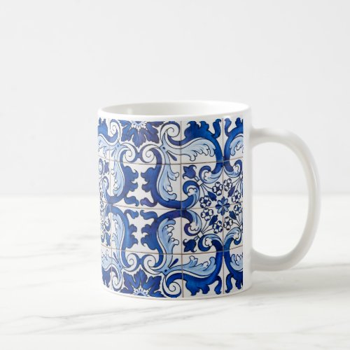 Portuguese Azulejo Glazed Tiles Coffee Mug