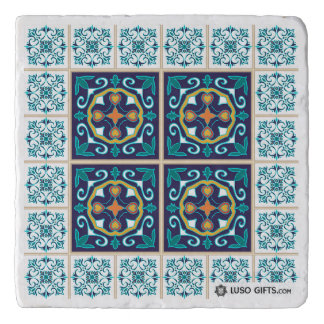 Portuguese Azulejo Tile Marble Trivet