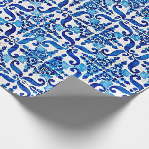 Portuguese Azulejo Wrapping Paper