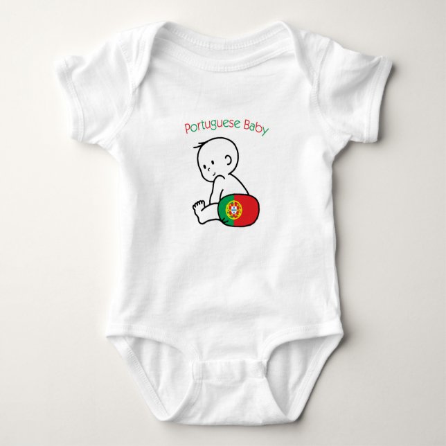 Portuguese Baby Baby Bodysuit (Front)