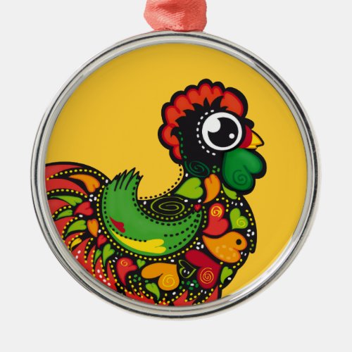 Portuguese Barcelos Rooster ornament