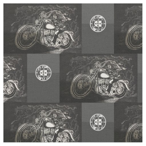 Portuguese biker designs fabric