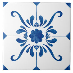 Portuguese blue tile