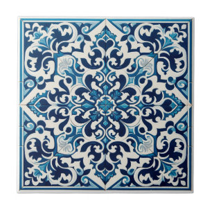 Portuguese blue tile