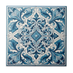 Portuguese blue tile