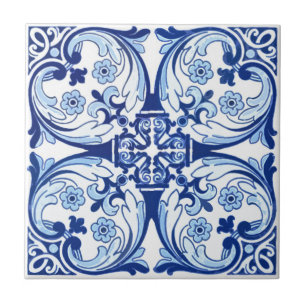 Portuguese blue tile