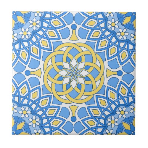 Portuguese blue tile
