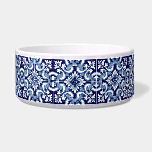 Portuguese blue tile bowl