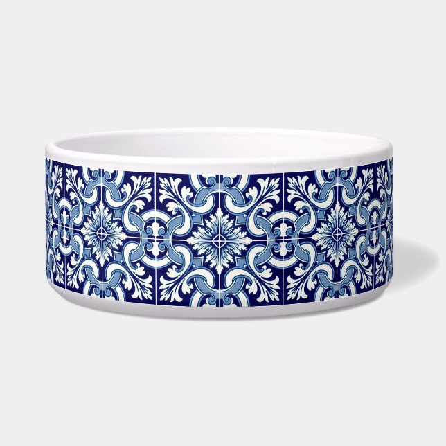 Portuguese blue tile bowl (Front)
