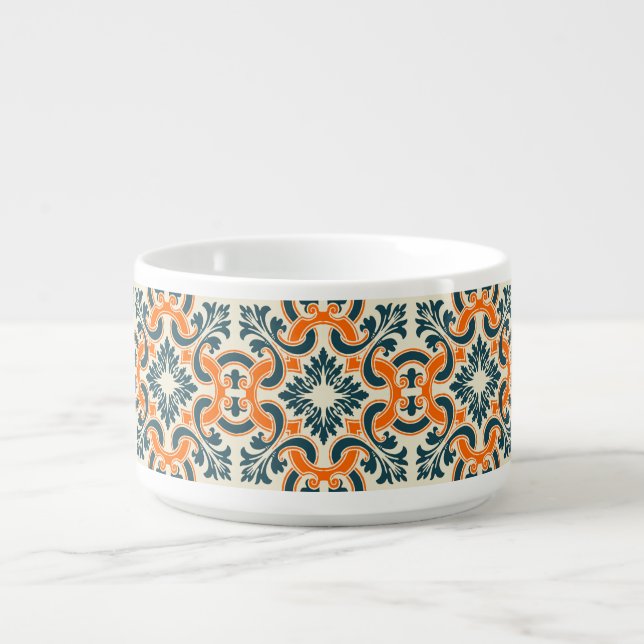 Portuguese blue tile bowl (Center)