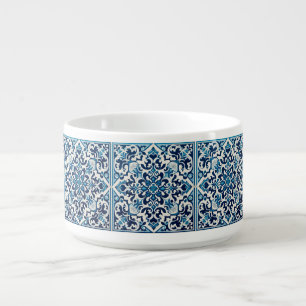Portuguese blue tile bowl