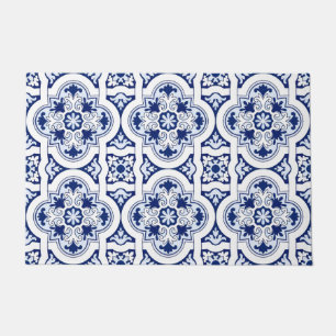 Portuguese blue tile doormat