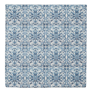 Portuguese blue tile duvet cover