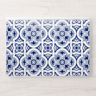 Portuguese blue tile HP laptop skin
