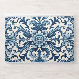 Portuguese blue tile HP laptop skin