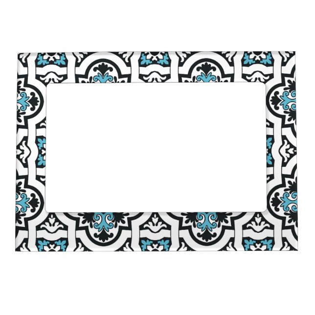 Portuguese blue tile magnetic frame (Front)