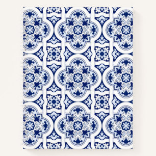 Portuguese blue tile notebook