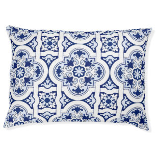 Portuguese blue tile pet bed