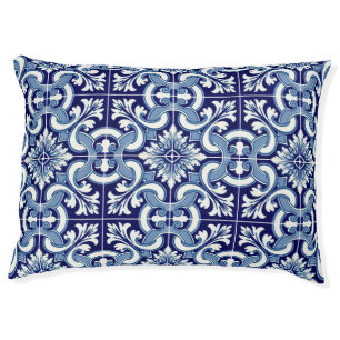 Portuguese blue tile pet bed