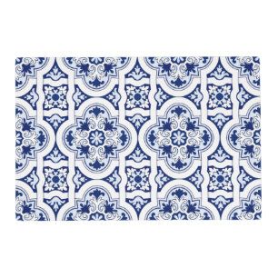 Portuguese blue tile placemat