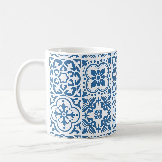 Portuguese blue tiles 2 coffee mug (Left)