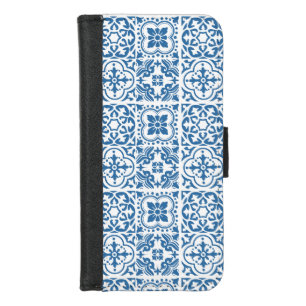 Portuguese blue tiles 2 iPhone 8/7 wallet case