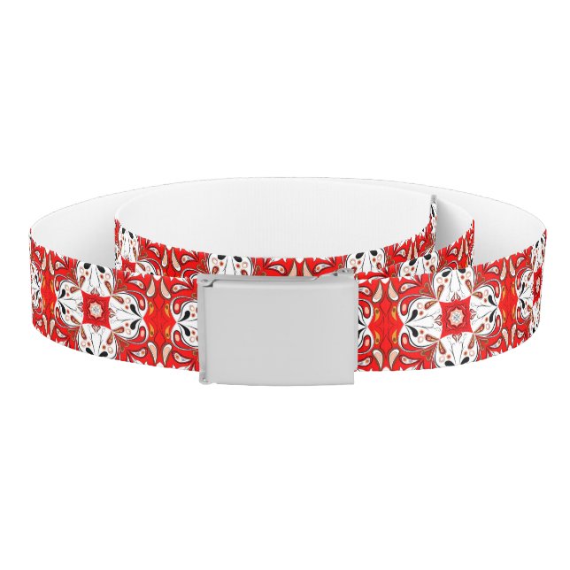 Portuguese Ceramic Tile Pattern Belt (Coil)