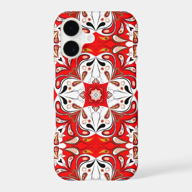 Portuguese Ceramic Tile Pattern Iphone Case (Back)