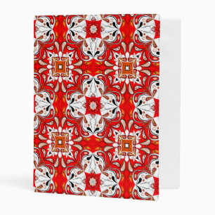 Portuguese Ceramic Tile Pattern Mini Binder