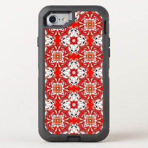 Portuguese Ceramic Tile Pattern OtterBox Defender iPhone SE/8/7 Case