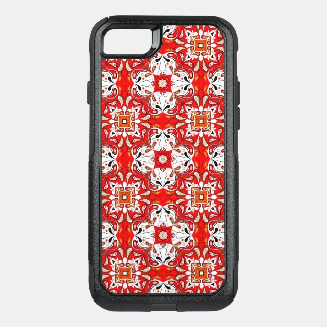 Portuguese Ceramic Tile Pattern Otterbox iPhone Case (Back)