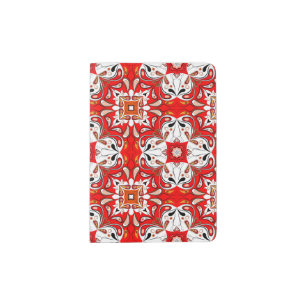 Portuguese Ceramic Tile Pattern Passport Holder