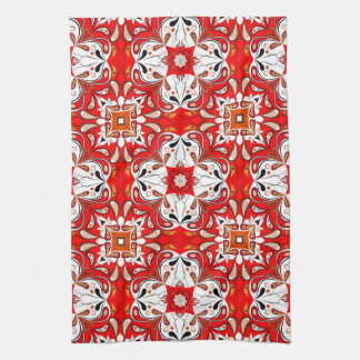 Portuguese Ceramic Tile Pattern Towel