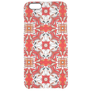 Portuguese Ceramic Tile Pattern Clear iPhone 6 Plus Case