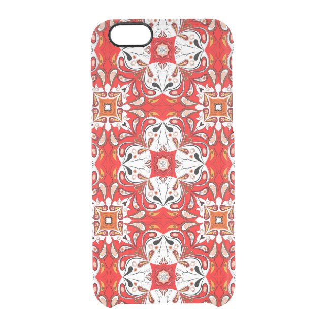 Portuguese Ceramic Tile Pattern Uncommon iPhone Case (Back)