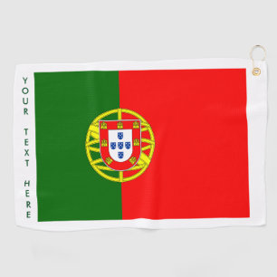 Portuguese country flag custom golf towel gifts