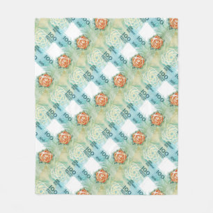 portuguese cultture designs fleece blanket
